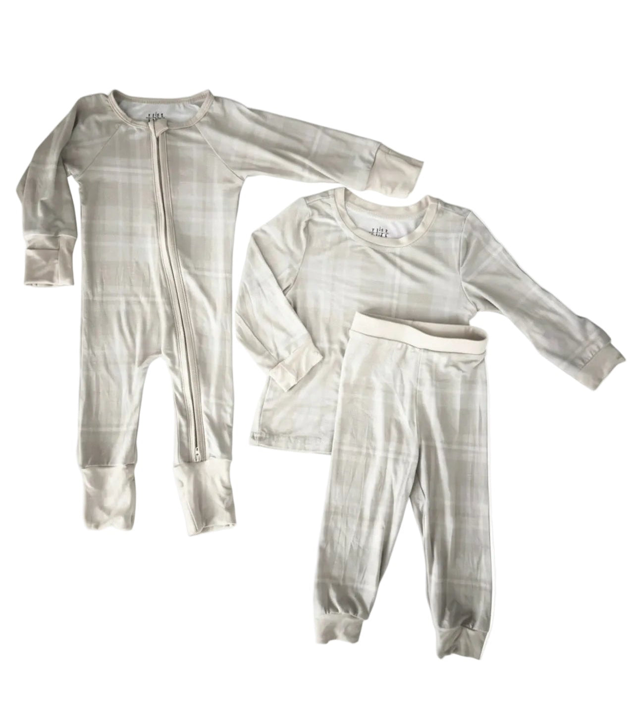 Beige Plaid bamboo