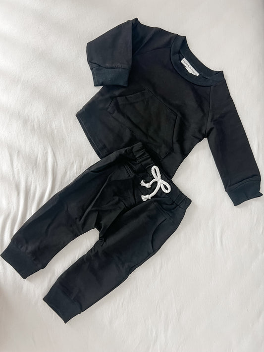 Black sweater set