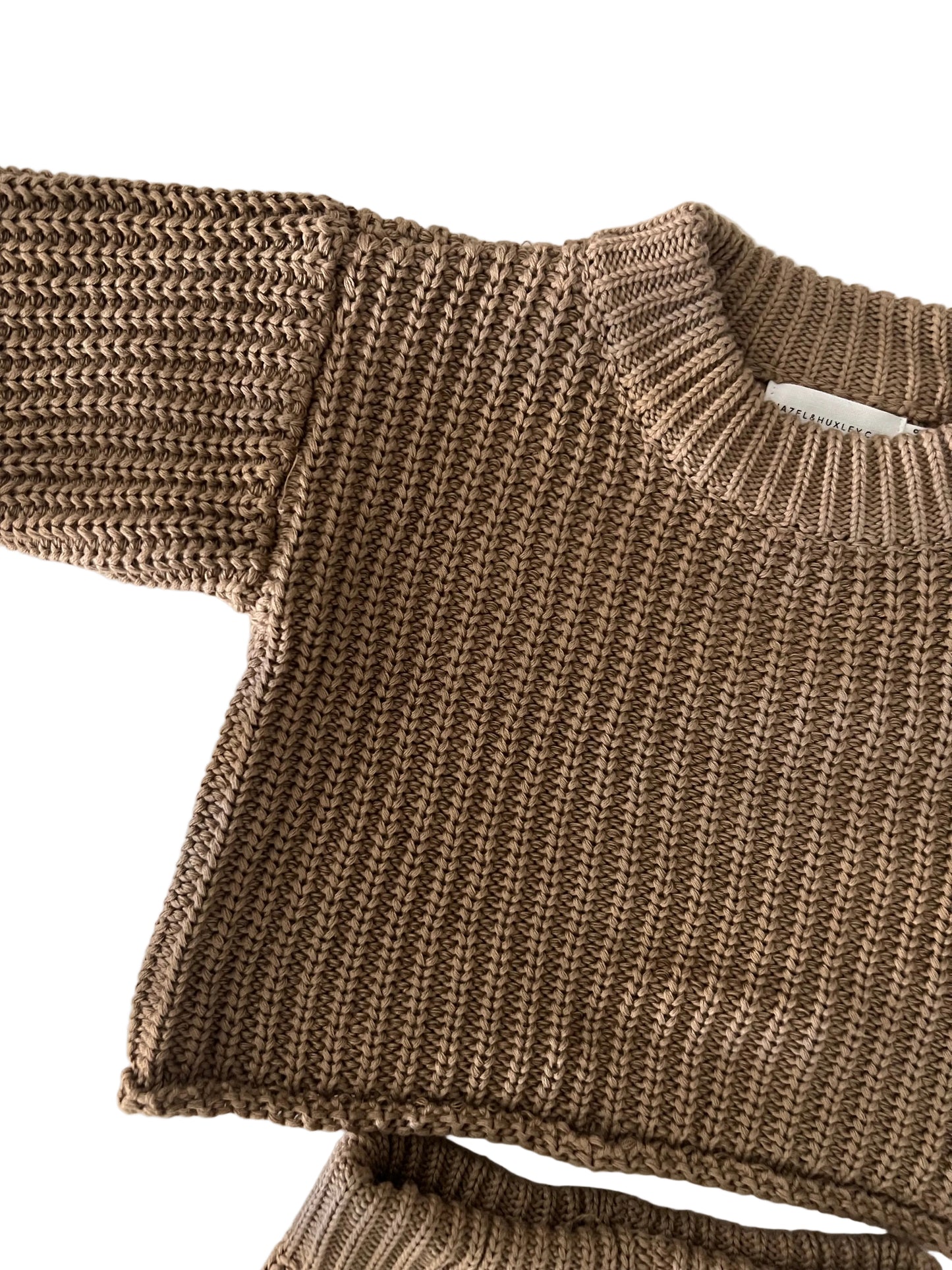 Chocolate Knit Set
