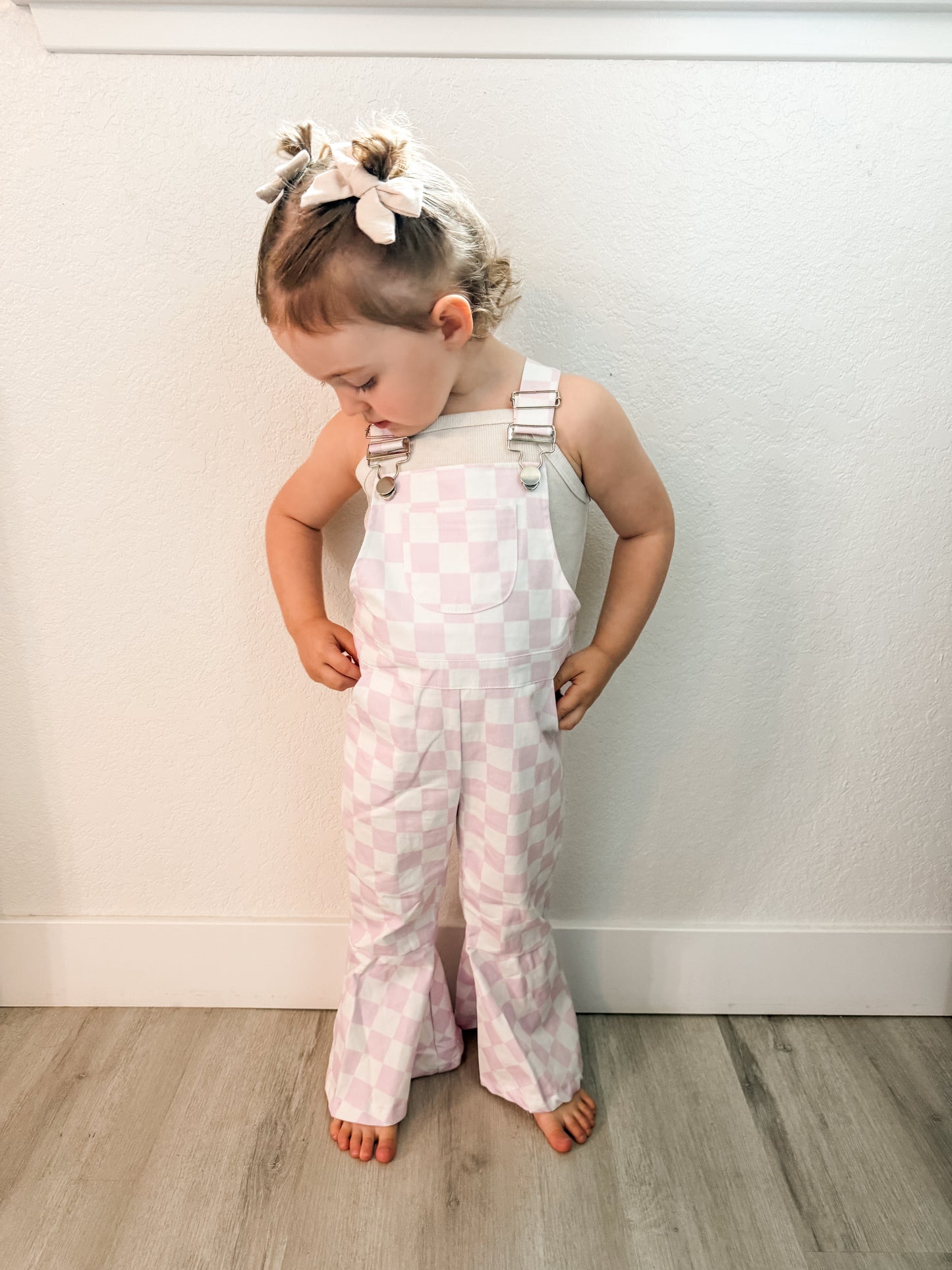 Bell bottom overalls