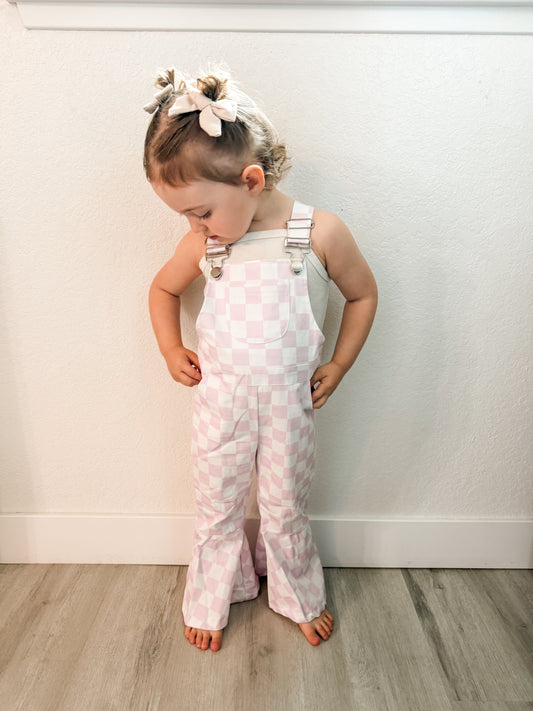 Bell bottom overalls