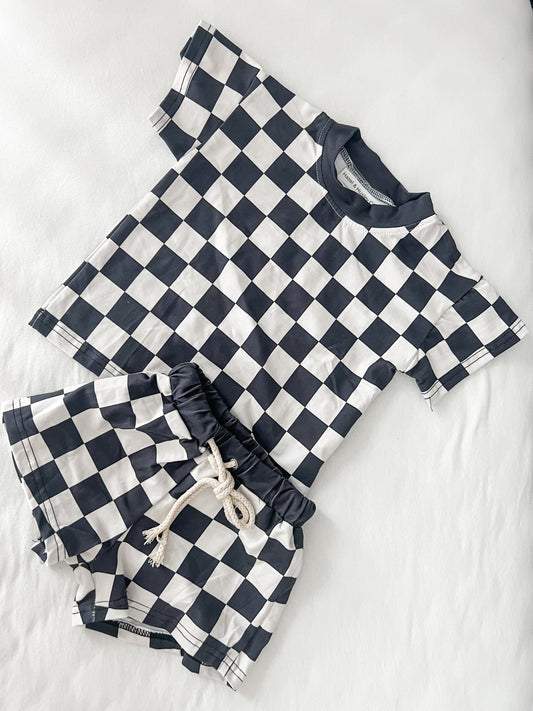 Navy Checker set