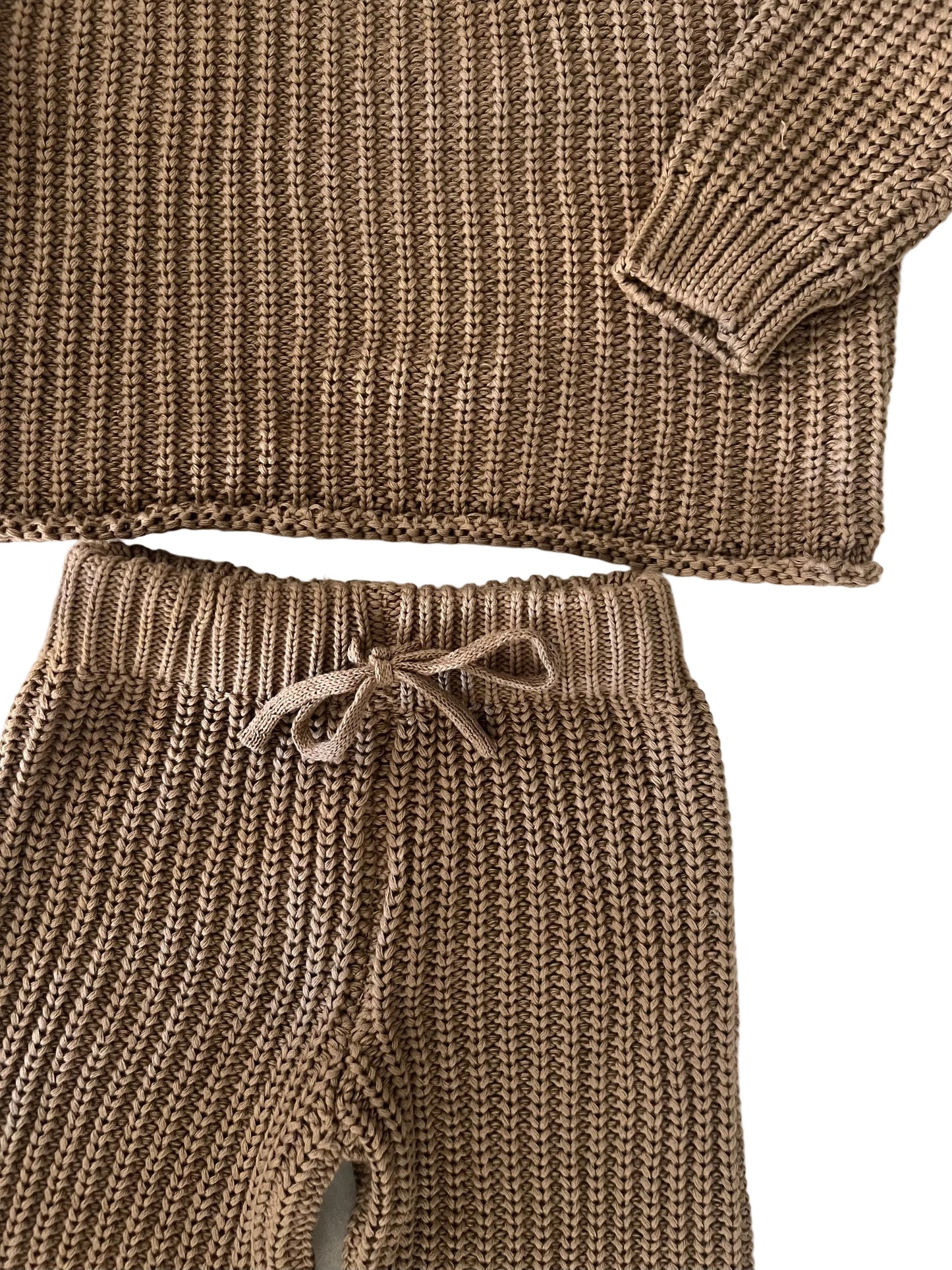 Chocolate Knit Set