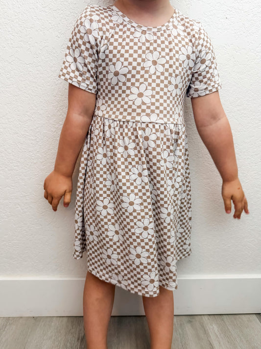 Daisy Check Bamboo dress