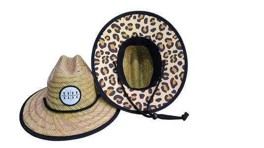 Leopard Sun hat
